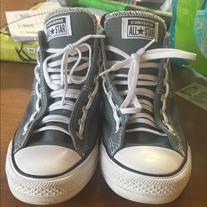 Converse Women's Gray High-Top Sneakers